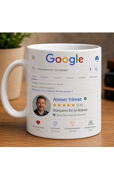 Dünyanın En İyi Babası Google Temalı Kupa Bardak Kişiye Özel Fotoğraflı Beyaz Seramik Kupa 330 Ml Açık Beyaz Dünyanın En İyi Babası Google Temalı Kupa Bardak Kişiye Özel Fotoğraflı Beyaz Seramik Kupa 330 Ml Açık Beyaz