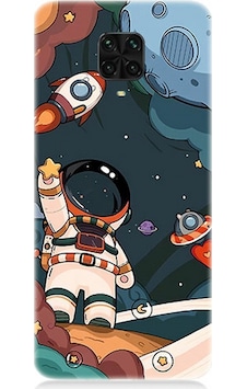 Xiaomi Redmi Note 9 Pro Uyumlu Silikon Kılıf Sevimli Astronot Uzay Macerası Xiaomi Redmi Note 9 Pro Uyumlu Silikon Kılıf Sevimli Astronot Uzay Macerası
