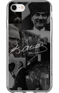 Apple Uyumlu iPhone 7/8/se 2020 2022 Kemal Atatürk İmza Baskılı Silikon Kılıf Renkli Apple Uyumlu iPhone 7/8/se 2020 2022 Kemal Atatürk İmza Baskılı Silikon Kılıf Renkli