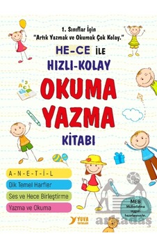 Hece İle Hızlı Kolay Okuma Yazma Kitabı Hece İle Hızlı Kolay Okuma Yazma Kitabı