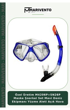 Özel Üretim M4206p+sn26p Maske Şnorkel Set Mavi Deniz Ekipmanı Yüzme Aleti Açık Hava Özel Üretim M4206p+sn26p Maske Şnorkel Set Mavi Deniz Ekipmanı Yüzme Aleti Açık Hava