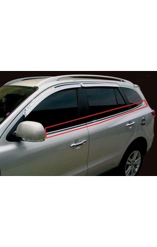 Hyundai Santa Fe 2006 2012 Cam Çıtası Krom