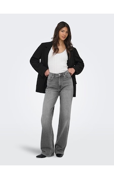 Only Onljuicy High Waist Wide Leg Fit Kadın Jean Pantolon 15372706 Gri Only Onljuicy High Waist Wide Leg Fit Kadın Jean Pantolon 15372706 Gri