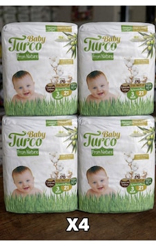Baby Turco 21 Adet Bebek Bezi 3 Numara Baby Turco 21 Adet Bebek Bezi 3 Numara