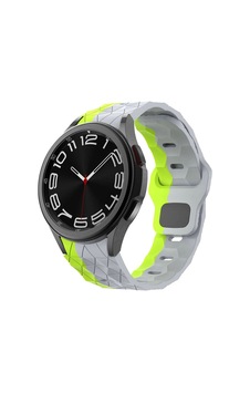 Galaxy Uyumlu Watch 5 44mm Zore Krd-116 20mm Futbol Desenli Spor Tasarımlı Silikon Kordon