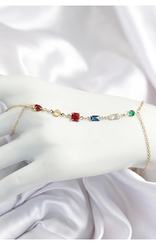 Pirinç Renkli Zirkon Taşlı Y Model Gold Renk Kadın Şahmeran - Tj-sn684 Çok Renkli Pirinç Renkli Zirkon Taşlı Y Model Gold Renk Kadın Şahmeran - Tj-sn684 Çok Renkli