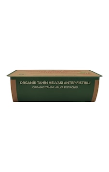 Organik Antep Fıstıklı Tahin Helvası 200 Gr Organik Antep Fıstıklı Tahin Helvası 200 Gr