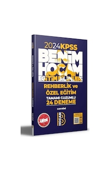 2024 Eğitim Bilimleri Rehberlik ve Özel Eğitim Tamamı Çözümlü 24 Deneme - Can Köni - Benim Hocam Yayınları 2024 Eğitim Bilimleri Rehberlik ve Özel Eğitim Tamamı Çözümlü 24 Deneme - Can Köni - Benim Hocam Yayınları