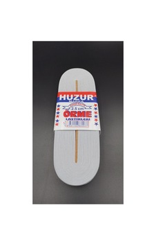 Beyaz - 2.5cm Paça Lastik Geniş 10mt. 5671 Çok Renkli Beyaz - 2.5cm Paça Lastik Geniş 10mt. 5671 Çok Renkli