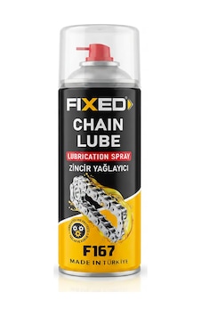 Fixed F167 Zincir Yağlama Spreyi 400 Ml - Motosiklet, Bisiklet Ve Endüstriyel Zincir Yağı Fixed F167 Zincir Yağlama Spreyi 400 Ml - Motosiklet, Bisiklet Ve Endüstriyel Zincir Yağı