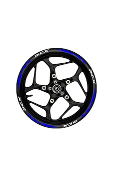 Pcx Beyaz Yazılı Mavi Reflektif Pençe Şeritli Pcx Beyaz Yazılı Mavi Reflektif Pençe Şeritli