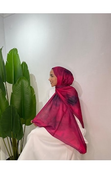 Nurbag Store Tesettür Şal Duman Desen Pamuk Soft Şal bordo Nurbag Store Tesettür Şal Duman Desen Pamuk Soft Şal bordo