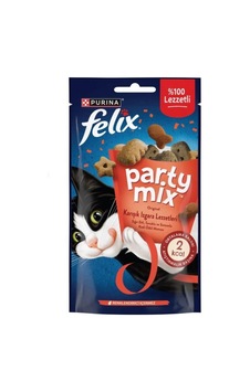 Felix Party Mix Karışık Izgara Lezzetleri Kedi Ödül Maması 60 Gr Felix Party Mix Karışık Izgara Lezzetleri Kedi Ödül Maması 60 Gr