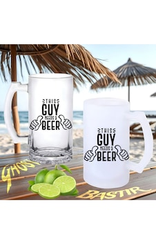 Bira İhtiyacı Buzlu Ya Da Buzsuz Bira Bardağı 061