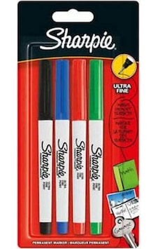 Sharpie Ultra Fine Ince Standart Renk 4Lü Blister S0835360 Sharpie Ultra Fine Ince Standart Renk 4Lü Blister S0835360