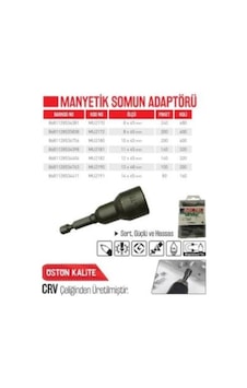 Bay-tec Mu2180 Manyetik Somun Adaptörü 10x45 Mm Bay-tec Mu2180 Manyetik Somun Adaptörü 10x45 Mm