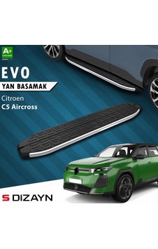 S-dizayn Citroen C5 Aircross 2 Hybrid Benzinli Evo Krom Yan Basamak 193 Cm 2025 Üzeri A+ Kalite