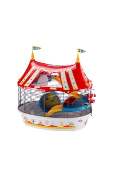 Ferplast Circus Fun Hamster Kafesi Siyah 49x34x42cm Ferplast Circus Fun Hamster Kafesi Siyah 49x34x42cm