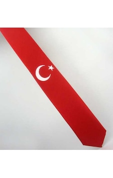 Gaffy Ay - Yıldız Desenli Dokuma Kırmızı Kravat - Ak-01 Kırmızı Gaffy Ay - Yıldız Desenli Dokuma Kırmızı Kravat - Ak-01 Kırmızı