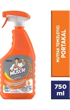 Mr. Muscle Mutfak Yağ Çözücü Sprey Portakal 4 x 750 ML