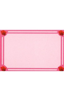 Mesaj Kartı Tekli 100 Adet Pembe Mesaj Kartı Tekli 100 Adet Pembe