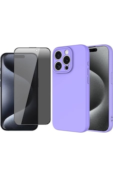 Vendas Apple Uyumlu iPhone 15 Pro Max Kılıf Zore Mara Lansman Kapak + Hayalet Ekran Koruyucu Lila Vendas Apple Uyumlu iPhone 15 Pro Max Kılıf Zore Mara Lansman Kapak + Hayalet Ekran Koruyucu Lila