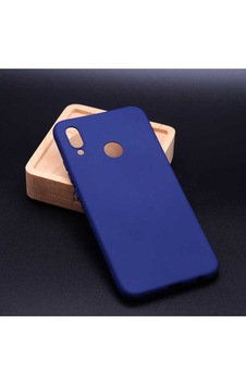 Huawei P20 Lite Kılıf Zore Premier Silikon Kapak Lacivert Huawei P20 Lite Kılıf Zore Premier Silikon Kapak Lacivert