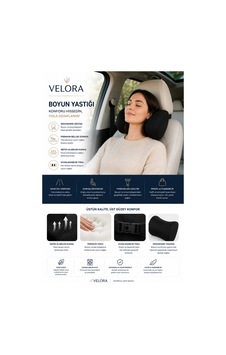 Premium Visco Araç Boyun Yastığı Ergonomik Boyun Ve Baş Desteği - 887003933 Diğer