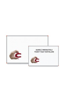 Kareli Mıknatıslı Yüzey Yazı Tahtası Kareli Mıknatıslı Yüzey Yazı Tahtası
