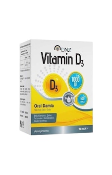 Dnz D3 Vitamin 1000 Iu Damla 20 Ml Dnz D3 Vitamin 1000 Iu Damla 20 Ml
