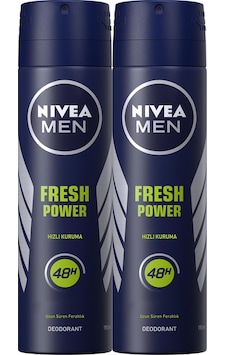 Nivea Fresh Power Erkek Sprey Deodorant 2 x 150 ML Nivea Fresh Power Erkek Sprey Deodorant 2 x 150 ML