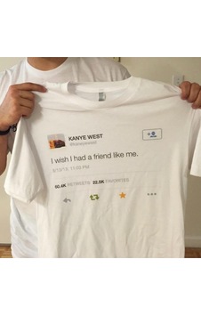 Kalic Studio Kanye West - T-shirt Beyaz Kalic Studio Kanye West - T-shirt Beyaz