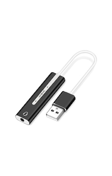 Alfais 5072 7.1 Usb Harici Ses Kartı 3.5Mm Çevirici Dönüştürücü Alfais 5072 7.1 Usb Harici Ses Kartı 3.5Mm Çevirici Dönüştürücü