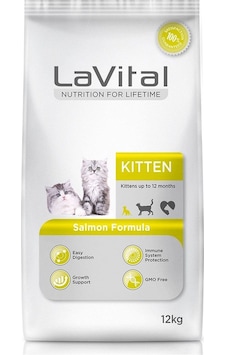 La Vital Kitten Somonlu Yavru Kedi Maması 12 KG La Vital Kitten Somonlu Yavru Kedi Maması 12 KG