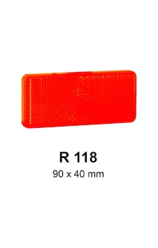 Jokon R 118 Kırmızı Karavan Reflektörü 90x40 Mm Yapışkanlı Jk31.0005.501 Jokon R 118 Kırmızı Karavan Reflektörü 90x40 Mm Yapışkanlı Jk31.0005.501