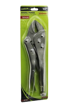 Şahin Tools Man Şht-080 Kilitli Ve Ayarlı Pense 250 Mm 10" Komple Metal Diğer