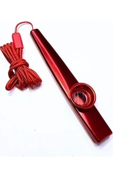 Toga İpli Metal Kazoo Kırmızı Toga İpli Metal Kazoo Kırmızı