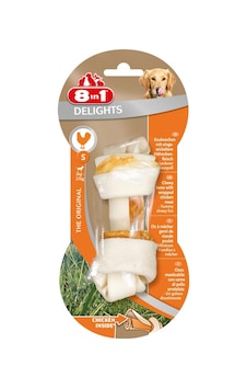 8in1 Delights Bones S Tavuklu Ağız Bakım Ödül Kemiği 35 G