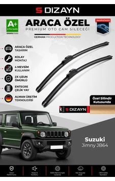S-dizayn Suzuki Jimny Jb64 Ön Cam Silecek Seti 2018 Üzeri Premium Araca Özel 40-40 Cm A+ Kalite Aocs