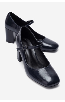 Luvi Shoes Nıcho Lacivert Kırışık Rugan Kadın Topuklu Ayakkabı Luvi Shoes Nıcho Lacivert Kırışık Rugan Kadın Topuklu Ayakkabı