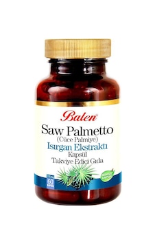 Balen Saw Palmetto (Cüce Palmiye) Isirgan Ekstrakti Kapsül 60 Kapsül Balen Saw Palmetto (Cüce Palmiye) Isirgan Ekstrakti Kapsül 60 Kapsül