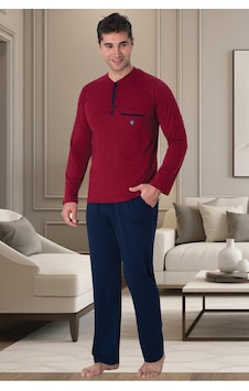 Mecit Pijama Mecit 2904 Bordo %100 Pamuk Erkek Büyük Beden Pijama Takımı Bordo Mecit Pijama Mecit 2904 Bordo %100 Pamuk Erkek Büyük Beden Pijama Takımı Bordo