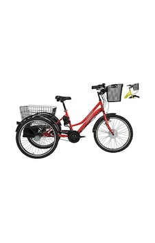 BİSAN e-PORTER UNISEX ÜÇ TEKERLİ ELEKTRİKLİ BİSİKLET 44CM V 24 JANT 3 VİTES SARI BEYAZ BİSAN e-PORTER UNISEX ÜÇ TEKERLİ ELEKTRİKLİ BİSİKLET 44CM V 24 JANT 3 VİTES SARI BEYAZ