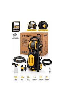 Böhrer Ba011516 180 Bar Yüksek Basınçlı Oto Yıkama Makinesi Hortum Makaralı Basınçlı Araç Yıkama Makinesi Böhrer Ba011516 180 Bar Yüksek Basınçlı Oto Yıkama Makinesi Hortum Makaralı Basınçlı Araç Yıkama Makinesi