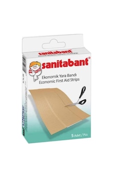 Sanitabant Kes Kullan Ekonomik Yara Bandı 5 Adet Sanitabant Kes Kullan Ekonomik Yara Bandı 5 Adet