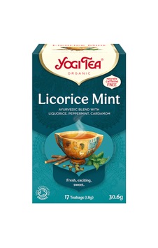 Licorice Mint Çayı 17 Poşet Kafeinsiz Organik Bitki Çayı Meyan Kökü & Nane Licorice Mint Çayı 17 Poşet Kafeinsiz Organik Bitki Çayı Meyan Kökü & Nane