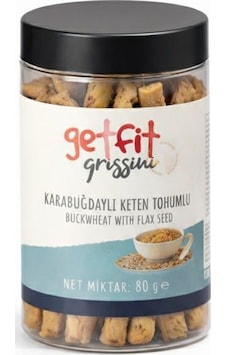 Getfit Karabuğdaylı Keten Tohumlu Grissini 80 Gr Getfit Karabuğdaylı Keten Tohumlu Grissini 80 Gr