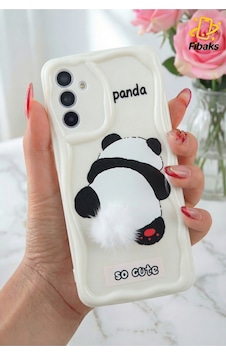 Fibaks Galaxy S20 Fe Uyumlu Kılıf Tasarımlı Desenli Kamera Korumalı Panda Beyaz Püsküllü Silikon Kapak Fibaks Galaxy S20 Fe Uyumlu Kılıf Tasarımlı Desenli Kamera Korumalı Panda Beyaz Püsküllü Silikon Kapak