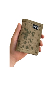 Utx Micro Cüzdan Yüksek Mukavemetli Kumaş, Kompakt Ve Dayanıklı Jandarma Kamuflaj