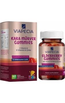 Viapecia Elderberry Gummies 60 Pieces